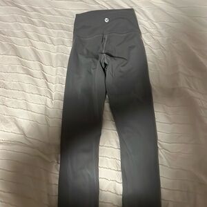 Gray lululemon leggings size 0